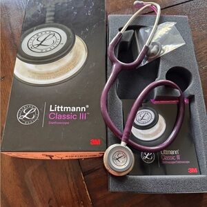 3M Littmann Classic III Stethoscope - Purple